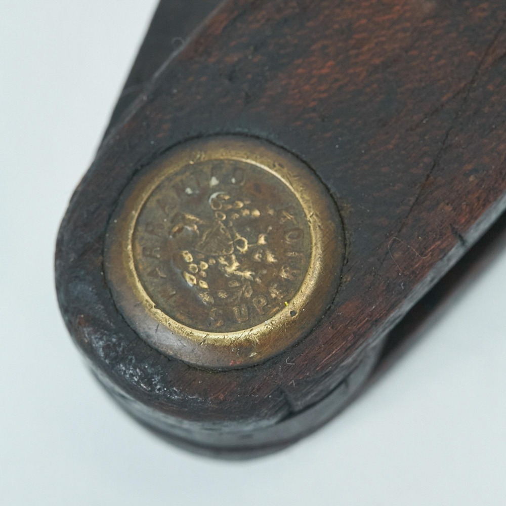 Vintage Rabone England No 1167 Folding Wood Brass Adjustable Angle Layout Square - Picture 2 of 7